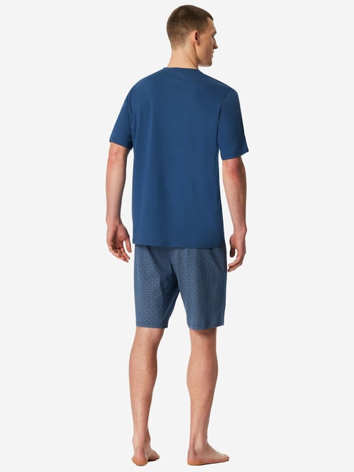 Schiesser Herren Pyjama Casual EssentialsSchlafanzug, Pyjama Set, Nachtwäsche - Image 3