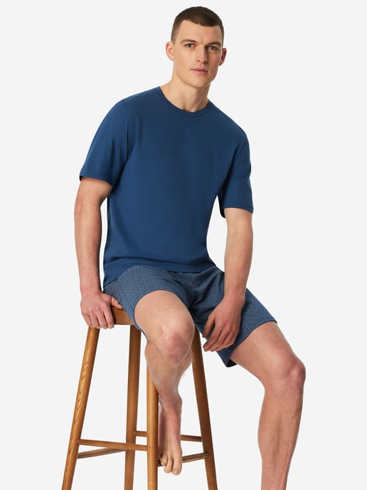 Schiesser Herren Pyjama Casual EssentialsSchlafanzug, Pyjama Set, Nachtwäsche - Image 6