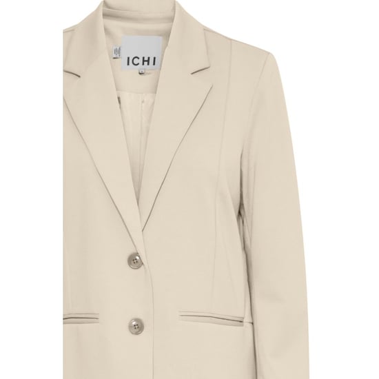 ICHI Beiger Recycelter Polyester-Blazer - Image 3