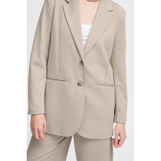 ICHI Beiger Recycelter Polyester-Blazer - Image 4