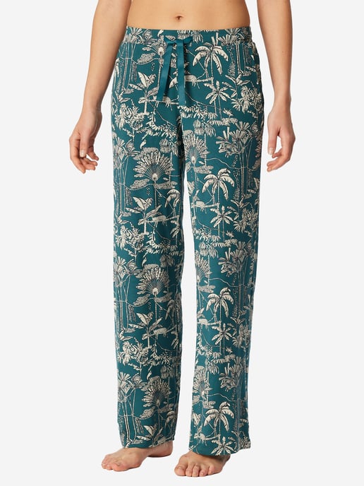 Schiesser Damen Pyjamahose Mix RelaxSchlafhose, Nacht Hose, Loungehose - Image 2