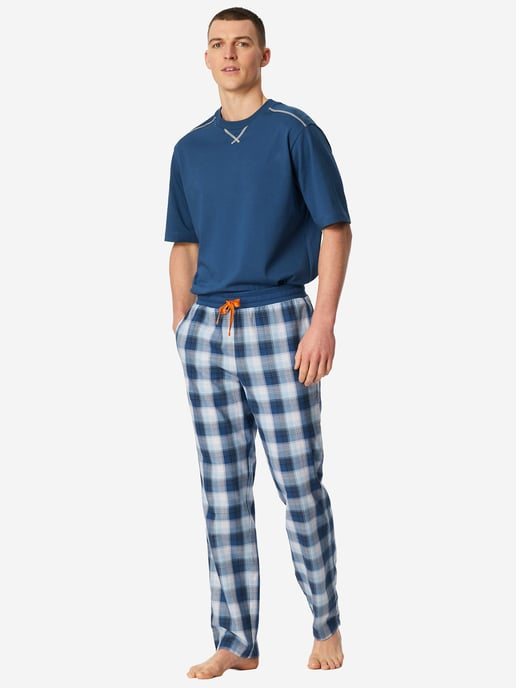 Schiesser Herren Pyjamahose Mix RelaxSchlafhose, Nacht Hose, Loungehose - Image 2