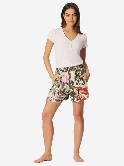 Schiesser Damen Pyjamahose Mix RelaxSchlafhose, Nacht Hose, Loungehose - Image 4