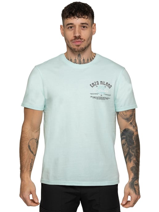 Enzo Milano | Herren Atelier Print T-Shirt - Image 1
