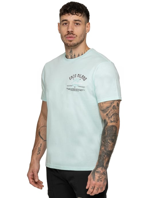 Enzo Milano | Herren Atelier Print T-Shirt - Image 3