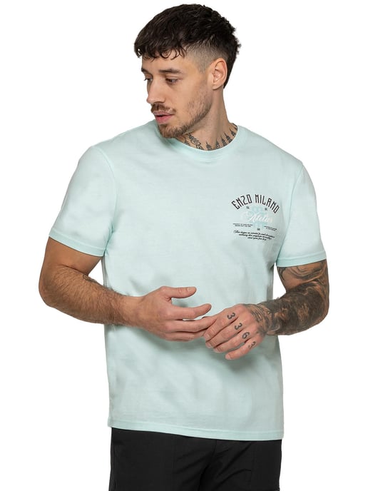 Enzo Milano | Herren Atelier Print T-Shirt - Image 4