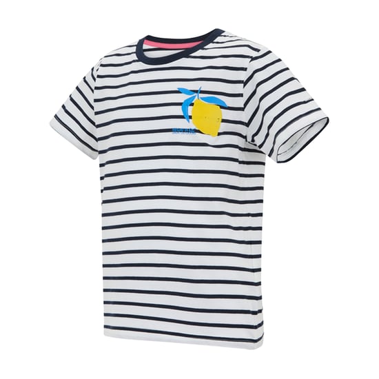 Regatta - "Bosley" T-Shirt für Kinder (Weiß/Marine) - Image 3