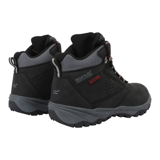 Regatta - Herren Wanderstiefel "Amble" (Schwarz/Tomatenrot) - Image 2