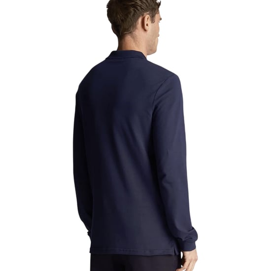 Lyle & Scott - Poloshirt für Herren, Langärmlig (Dunkles Marineblau) - Image 2