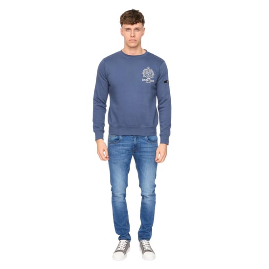 Duck and Cover - "Stoneham" Sweatshirt für Herren, Rundhalsausschnitt (Jeansblau) - Image 4