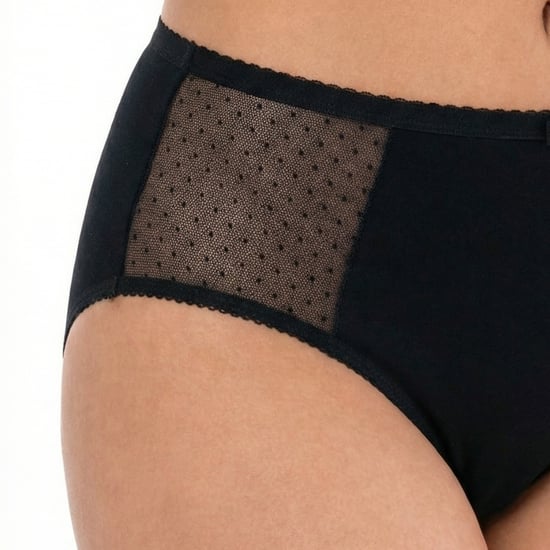Damen Menstruationsunterwäsche Boxer-Slips für mittleren Fluss D0BZ5 - Image 3