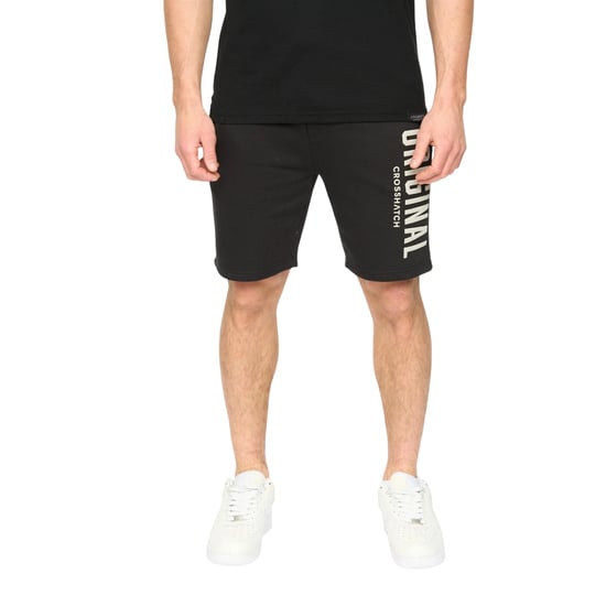 Crosshatch - "Kensby" Shorts für Herren (Schwarz) - Image 1