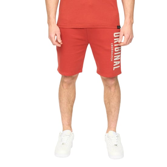 Crosshatch - "Kensby" Shorts für Herren (Rot) - Image 1