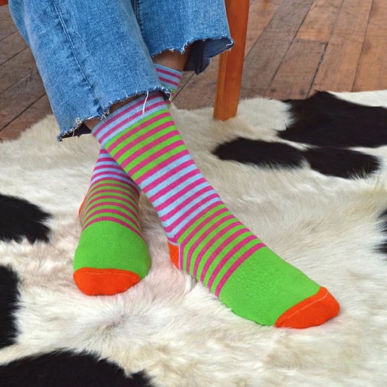 Mencap Herren Lustige Baumwollsocken | Bunte Gestreifte Slogan Spaßgeschenk - Image 5