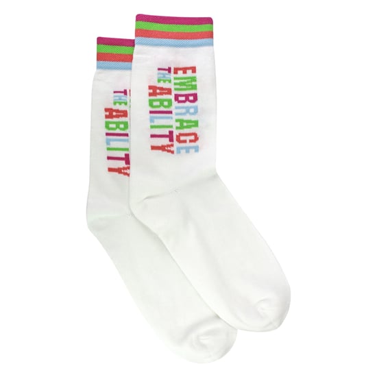 Mencap Herren Novelty Baumwollsocken | Bunte Streifen mit Spruch, Lustiges Geschenk - Image 2