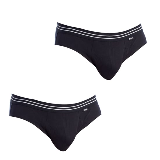 Pack-2 Slips Baumwolle Stretch atmungsaktiver Stoff D6577 für Männer, komfortables und cooles Design - Image 1