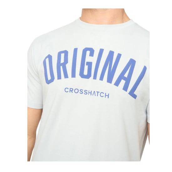 Crosshatch - "Kensby" T-Shirt für Herren (Hellblau) - Image 3