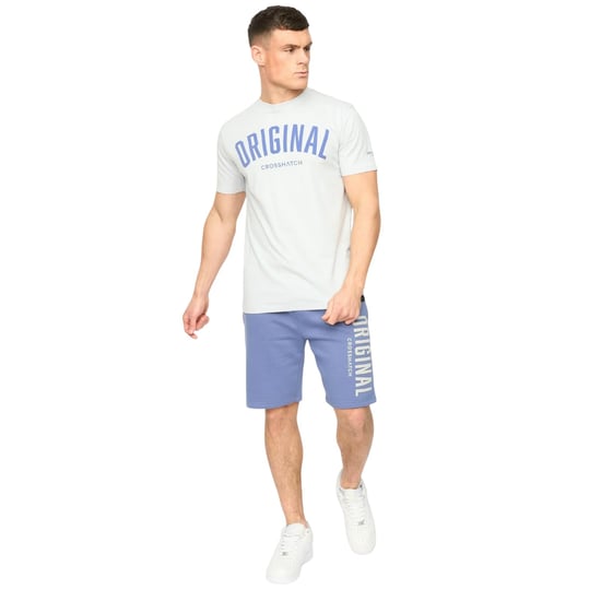 Crosshatch - "Kensby" T-Shirt für Herren (Hellblau) - Image 4