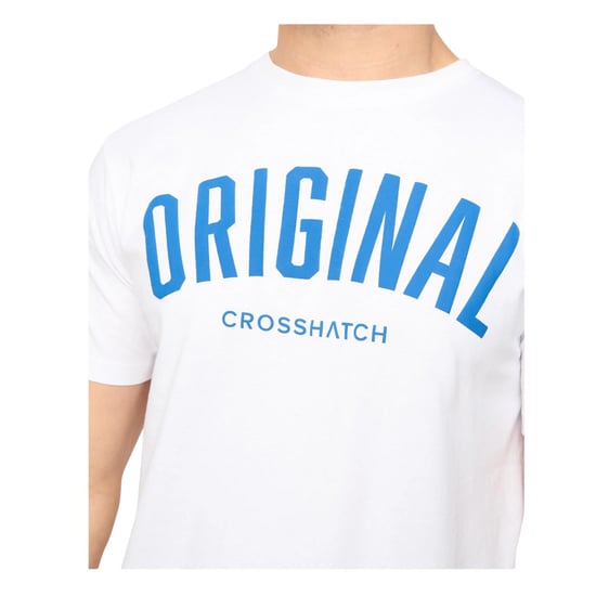 Crosshatch - "Kensby" T-Shirt für Herren (Weiß) - Image 3