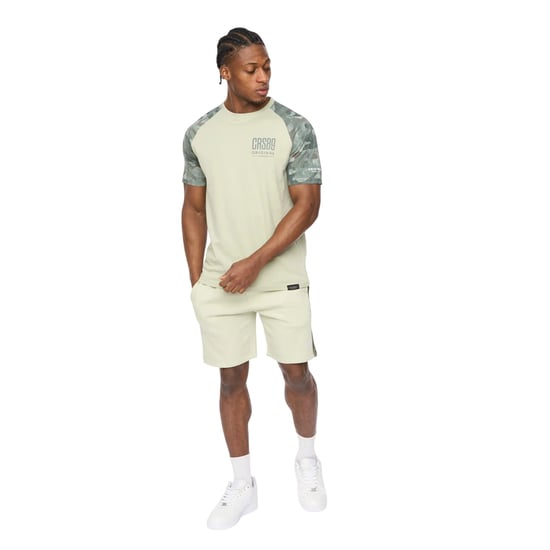Crosshatch - "Branton" T-Shirt für Herren (Helles Oliv) - Image 3