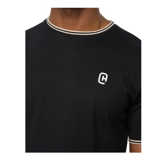 Crosshatch - "Preece" T-Shirt für Herren (Schwarz) - Image 3