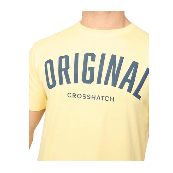 Crosshatch - "Kensby" T-Shirt für Herren (Gelb) - Image 3