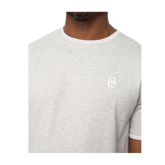 Crosshatch - "Preece" T-Shirt für Herren (Grau meliert) - Image 3