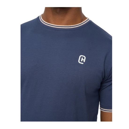 Crosshatch - "Preece" T-Shirt für Herren (Marine) - Image 3