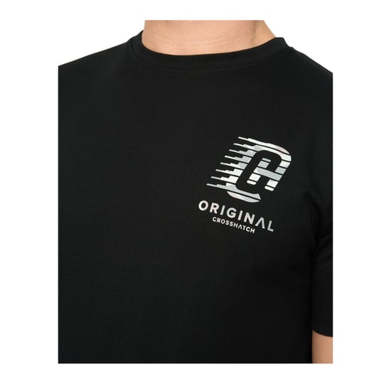Crosshatch - "Winchamp" T-Shirt für Herren (Schwarz) - Image 3