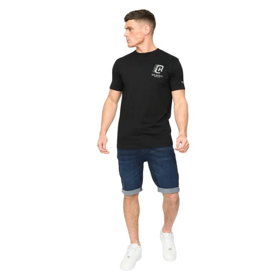 Crosshatch - "Winchamp" T-Shirt für Herren (Schwarz) - Image 4