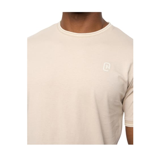 Crosshatch - "Preece" T-Shirt für Herren (Helles Steingrau) - Image 3