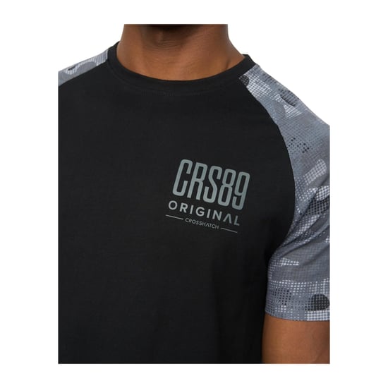 Crosshatch - "Branton" T-Shirt für Herren (Schwarz) - Image 3