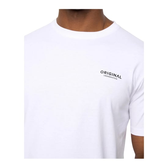 Crosshatch - "Allmoore" T-Shirt für Herren (Weiß) - Image 3
