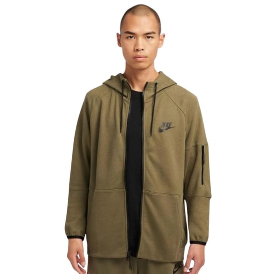 Nike - Hoodie mit durchgehendem Reißverschluss für Herren (Khakigrün) - Image 4