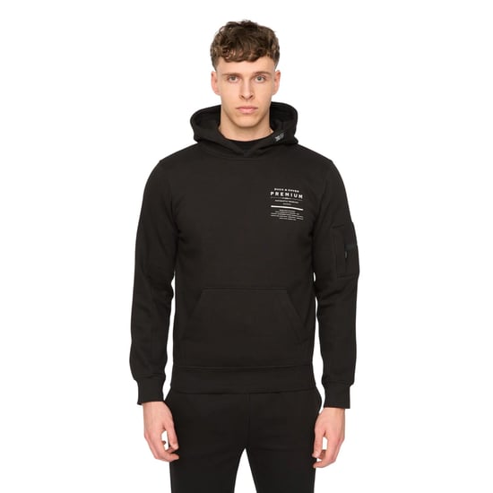 Duck and Cover - "Rayland" Kapuzenpullover für Herren (Schwarz) - Image 1