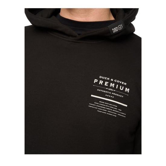 Duck and Cover - "Rayland" Kapuzenpullover für Herren (Schwarz) - Image 3