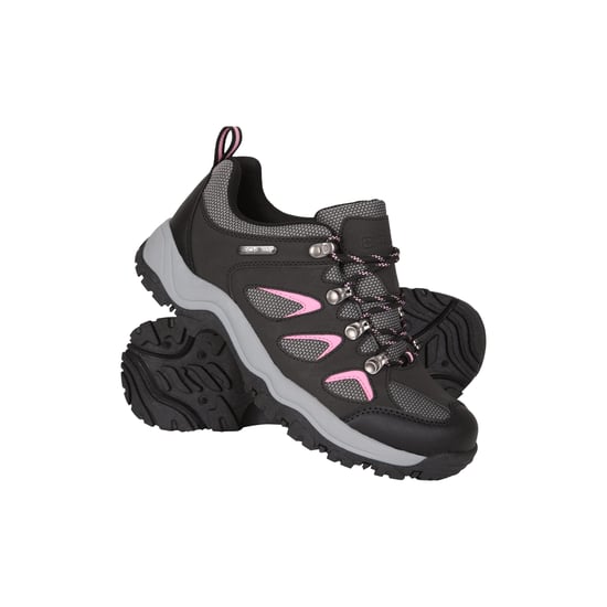 Mountain Warehouse - Damen Wanderschuhe "Adventurer", Wasserfest (Schwarz/Holzkohle) - Image 1