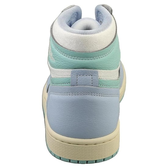 Nike - "Air Jordan 1" Sneaker für Damen, Leder, Hoch geschnitten (Hellblau) - Image 2