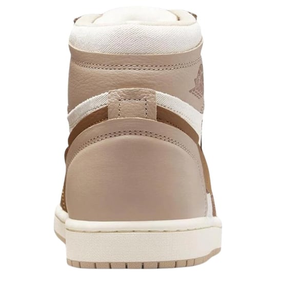 Nike - "Air Jordan 1" Sneaker für Damen, Leder, Hoch geschnitten (Braun) - Image 2