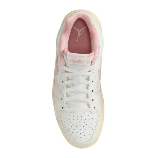 Nike - "Jordan Stadium 90" Sneaker für Damen, Leder (Weiß/Pink) - Image 3