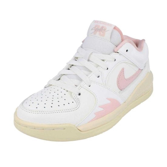 Nike - "Jordan Stadium 90" Sneaker für Damen, Leder (Weiß/Pink) - Image 4