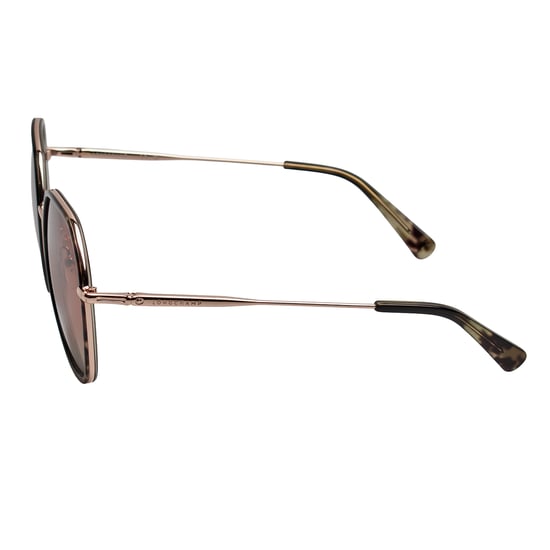Damen hexagonale Metall-Sonnenbrille mit Acetatrahmen LO163S - Image 2