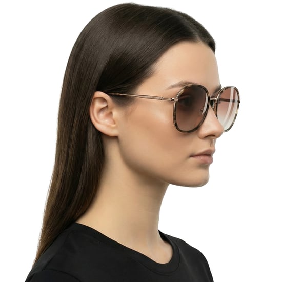 Damen hexagonale Metall-Sonnenbrille mit Acetatrahmen LO163S - Image 6