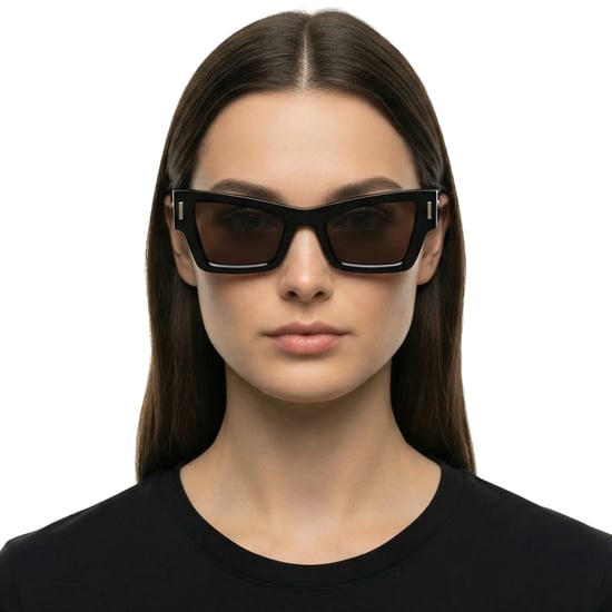 Damen Katzenaugen rechteckige Acetat-Sonnenbrille SF2006S - Image 3