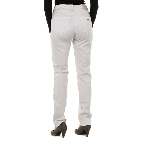 Reguläre Passform Stretchstoff lange Hose 6Y5J18-5N0RZ Damen - Image 3