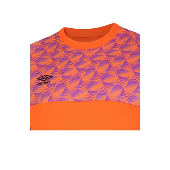 Umbro - "Flux" Torwarttrikot für Kinder Langärmlig (Leuchtend Orange/Purpur Kaktus) - Image 3