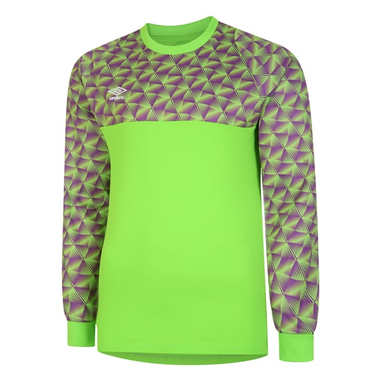 Umbro - "Flux" Torwarttrikot für Kinder Langärmlig (Gecko-Grün/Purpur Kaktus) - Image 1