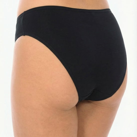 Damen-Menstruationsunterwäsche, Slips mit mittlerem Fluss D0BDP - Image 3