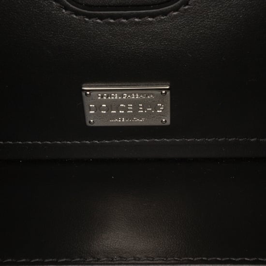 Gebrauchte, mit Strass verzierten Jacquard Dolce Box Bag - Image 5