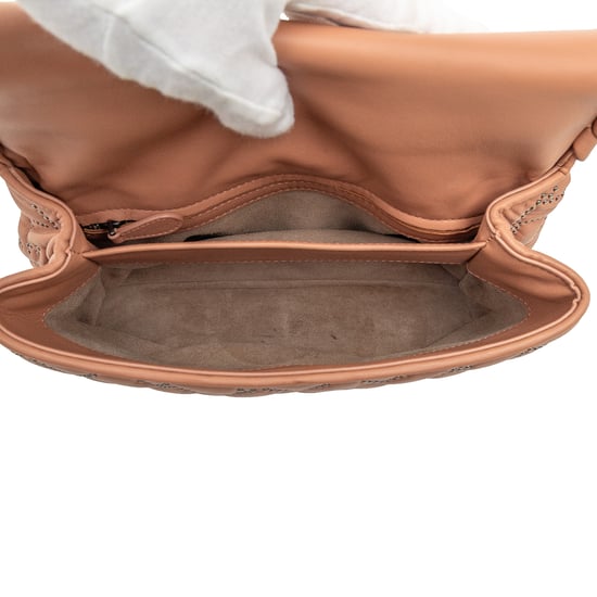 Gebrauchte kleine Nappa Intrecciato Nieten Olimpia Schultertasche - Image 4